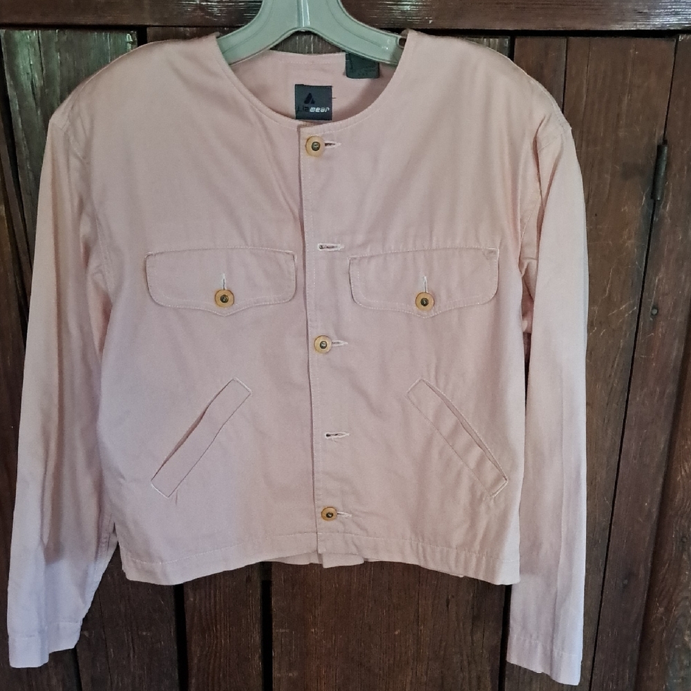 Lizwear Pink Cotton Lightweight Jacket
